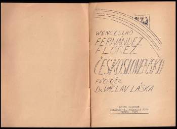 Wenceslao Fernandez Florez: Československo a sv. Václav