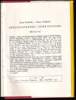 Alois Svoboda: Československo země neznámá