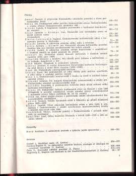 Jurij Křížek: Československý časopis historický, KOMPLETNÍ ROČNÍK 33., ČÍSLA 1-6