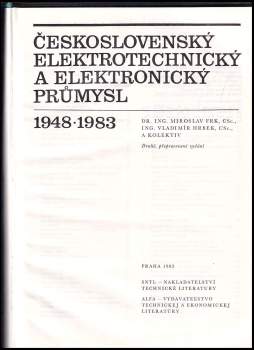 Vladimír Hrbek: Československý elektrotechnický a elektronický průmysl
