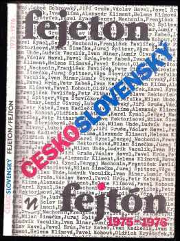 Československý fejeton / fejtón 1975-1976