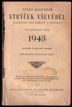 Československý kalendář Strýček Vševěděl