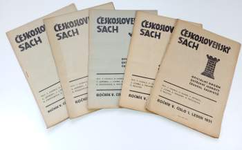 Československý šach - ročník V. - čísla 1 - 6