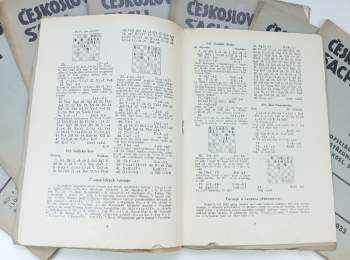 Vladimír Mrazík: Československý šach - ročník VII. - čísla 1 - 9