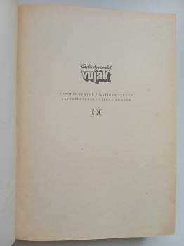 Československý voják - ročník IX 1960 (NEKOMPLETNÍ čísla 8 - 26, CHYBÍ 18) + ročník X 1961 (NEKOMPLETNÍ čísla 1 - 7, CHYBÍ 5) - SVÁZANÉ DO JEDNOHO SVAZKU