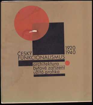 Český funkcionalismus 1920-1940