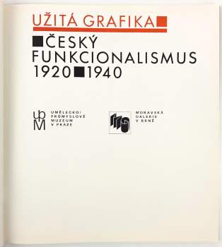 Jan Rous: Český funkcionalismus 1920-1940