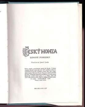 Jiří Horák: Český Honza