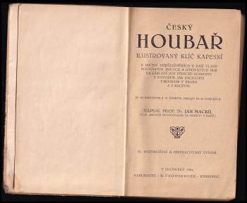 Jan Macků: Český houbař