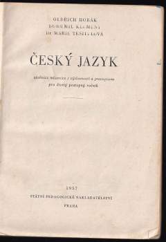 Český jazyk
