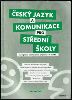 Český jazyk a komunikace pro střední školy