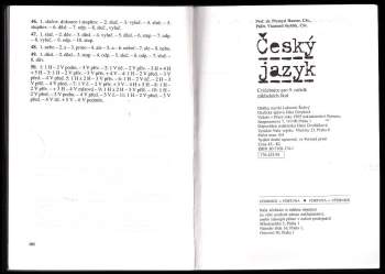 Vlastimil Styblík: Český jazyk