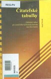 Čitateľské tabuľky