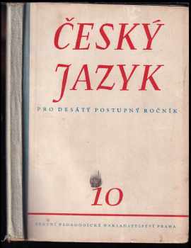 Český jazyk pro desátý postupný ročník
