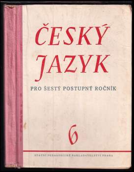 Český jazyk, učebnice českého jazyka pro 6. postupný ročník