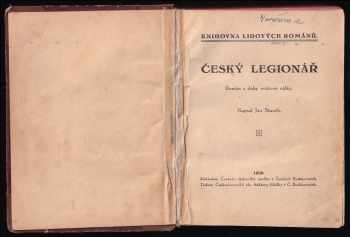 Jan Staněk: Český legionář
