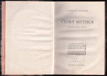 Emanuel Vajtauer: Český mythus