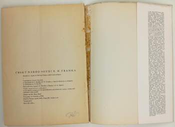 František Čmolík: Český národ soudí K. H. Franka
