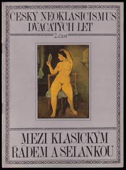 Český neoklasicismus dvacátých let
