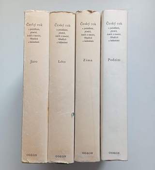 Karel Plicka: Český rok v pohádkách, písních, hrách a tancích, říkadlech a hádankách. 1 - 4 - KOMPLET - Jaro + Léto + Podzim + Zima