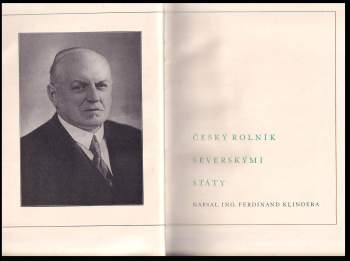 Ferdinand Klindera: Český rolník severskými zeměmi