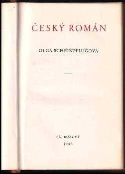 Olga Scheinpflugová: Český román