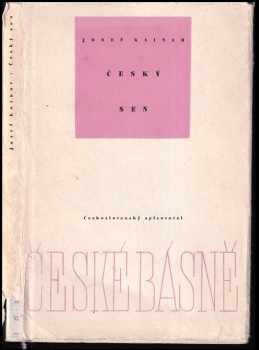 Český sen - Josef Kainar (1957, Československý spisovatel) - ID: 254947