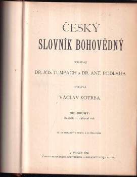 Český slovník bohovědný