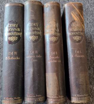 Český slovník bohovědný Díly 1-4: díl I. A - Bascape + díl II.  Bascath - církevní rok + díl III. církevní řady - Ezzo + díl IV.  f. - Holbecke