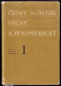 Jiří Haller: Český slovník věcný a synonymický