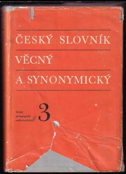 Jiří Haller: Český slovník věcný a synonymický