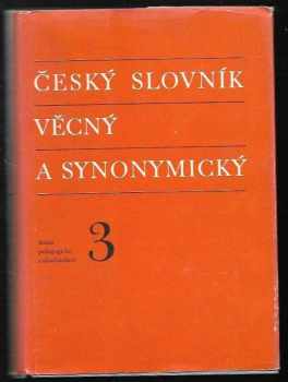 Jiří Haller: Český slovník věcný a synonymický