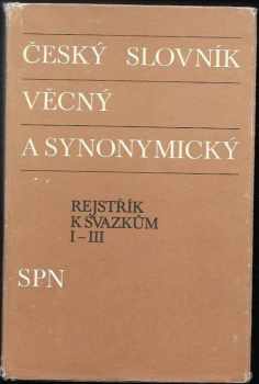 Český slovník věcný a synonymický