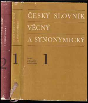 Jiří Haller: Český slovník věcný a synonymický