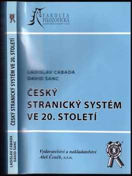 Český stranický systém ve 20. století