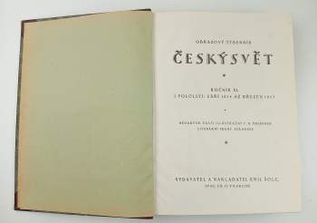 Vratislav Hugo Brunner: Český svět - illustrovaný týdenník - Ročník XI. - I. a II.  pololetí 1914 - 1915