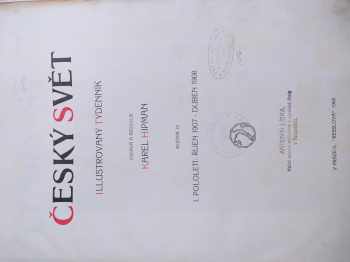 Karel Hipman: Český svět  Ročník IV. Číslo 1-52