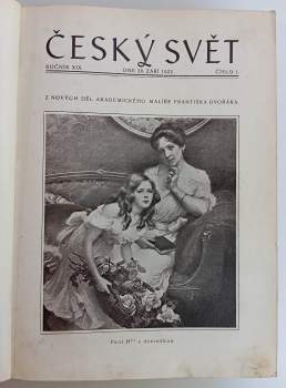Český svět- Ročník XIX- II. pololetí: únor až srpen 1923- Čísla 1-52