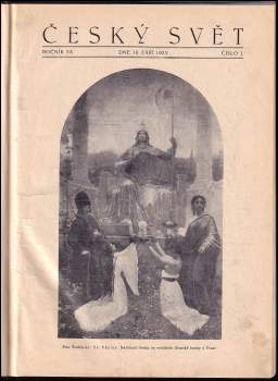 Hynek Knappe: Český svět, ROČNÍK XX., I. pololetí: září 1923 až únor 1924