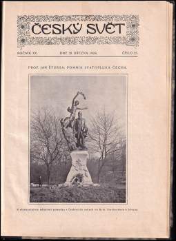 Hynek Knappe: Český svět, ROČNÍK XX., I. pololetí: září 1923 až únor 1924