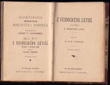 Karel J Zákoucký: Český venkov + 
Z vesnického zátiší : Povídky z českého jih