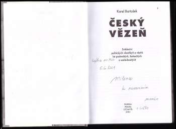 Karel Bartošek: Český vězeň