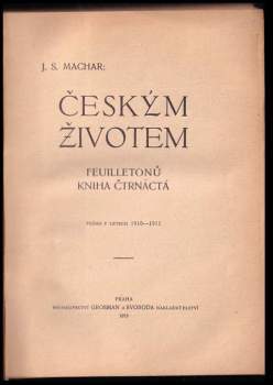 Josef Svatopluk Machar: Českým životem