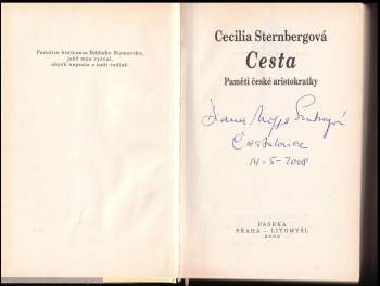 Cecilia Sternberg: Cesta