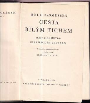 Knud Rasmussen: Cesta bílým tichem