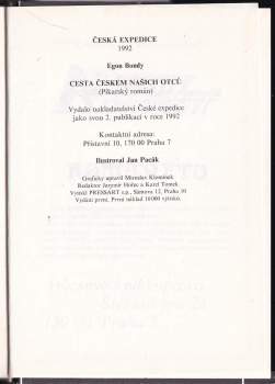 Egon Bondy: Cesta Českem našich otců