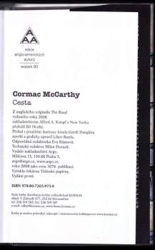 Cormac McCarthy: Cesta