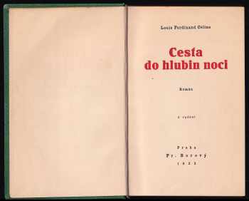 Louis Ferdinand Céline: Cesta do hlubin noci