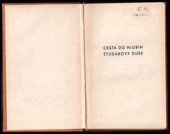 Jaroslav Žák: Cesta do hlubin študákovy duše