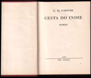E. M Forster: Cesta do Indie